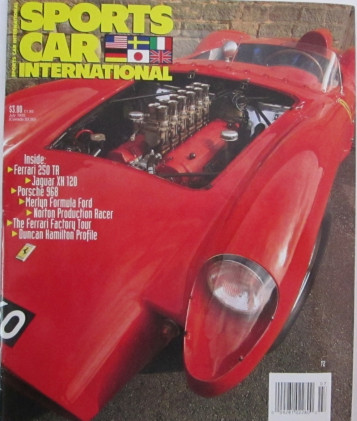 SPORTS CAR INTERNATIONAL 1992 JULY - FERRARI 250 TR, XK-120M, PORSCHE 968